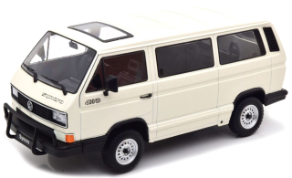 Volkswagen T3 Minibus SYNCRO 1987 white 1:18 KK Scale