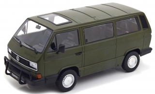 Volkswagen T3 Minibus SYNCRO 1987 matt green 1:18 KK Scale