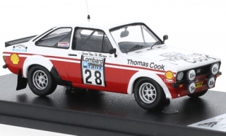 Ford Escort MK II RS RHD #28 Boshoff/van der Merwe Thomas Cook Rallye WM RAC Rallye 1980 1:43 Troféu