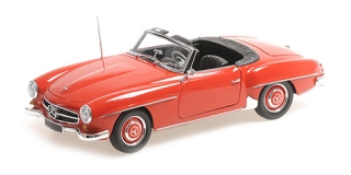 Mercedes-Benz 190 SL W121 1955 red 1:18 Minichamps 