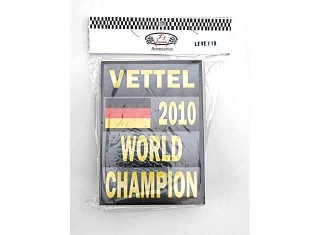 Sebastian Vettel World Champion F1 Sign 2010 1:18 Cartrix