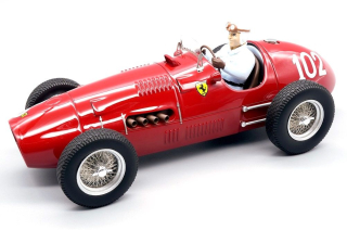 Ferrari F1 500 F2 #102 N.Farina Winner Nürburgring GP 1952 with Pilot Figure 1:18 Tecnomodel