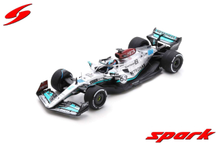Mercedes-AMG Petronas F1 W13 E Performance #63 G.Russell 4th Belgian GP 2022 1:18 Spark Models