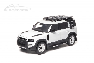 Land Rover New Defender 110 with Roof Pack 2020 white 1:18 Almost Real