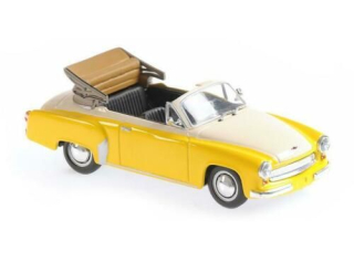 Wartburg A 311 Cabriolet 1958 yellow/white 1:43 Minichamps