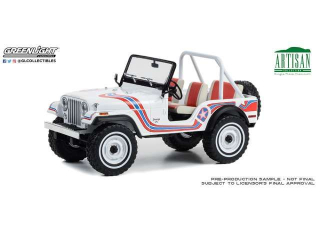Jeep CJ-5 *Super Jeep* 1973 white 1:18 Greenlight