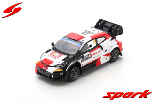 Toyota GR Yaris Rally1 #18 Katsuta/Johnston Toyota Gazoo Racing WRT 3rd Rally Safari Kenya 2022 1:43 Spark