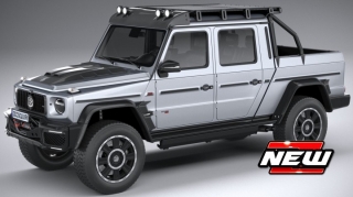 Brabus G 800 Adventure XLP 2020 rocket silver matte 1:43 Almost Real