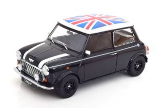 Mini Cooper RHD 1992 with Union Jack black/white 1:12 KK Scale
