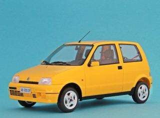 Fiat Cinquecento Sporting 1994 yellow 1:18 Laudoracing Model 