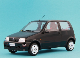 Fiat Cinquecento Sporting 1994 black 1:18 Laudoracing Model 