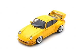 Porsche 911 GT2 1996 yellow 1:43 Schuco