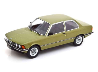 BMW 3-Series 323i E21 1975 green metallic 1:18 KK Scale