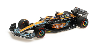 McLaren F1 Team MCL36 #28 O.Piastri Abu Dhabi Test 2022 1:18 Minichamps 