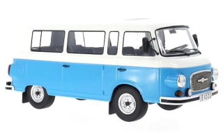 Barkas B 1000 Kleinbus 1965 blue/white 1:18 MCG Modelcar Group