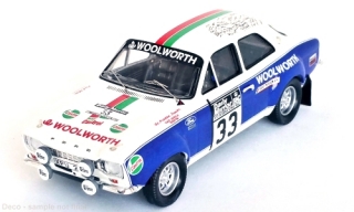 Ford Escort MK I RS 1600 #33 Preston Jr./White Woolworth Rallye WM RAC Rallye 1973 1:43 Troféu
