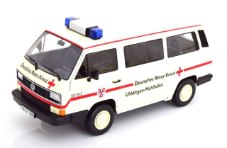 Volkswagen T3 Minibus Deutsches Rotes Kreuz Ambulance 1987 1:18 KK Scale