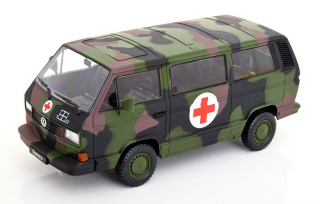 Volkswagen T3 Minibus German Army Ambulance 1987 1:18 KK Scale