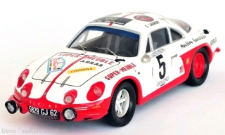 Alpine Renault A110 #5 Laurent/Hammelrath Rallye Ypres 1973 1:43 Troféu