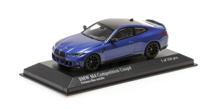 BMW M4 2020 blue metallic 1:43 Minichamps