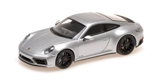 Porsche 911 992 Carrera 4 GTS 2019 silver 1:43 Minichamps