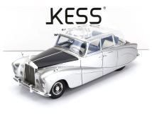 Rolls Royce Silver Wraith Perspex Top Saloon 1956 Colour Made In 1964 for Movie Joy House silver/blue 1:43 KESS Model