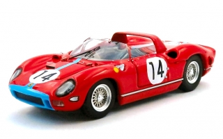 Ferrari 330 P #14 Hill/Bonnier 2nd Le Mans 1964 1:43 Art Model
