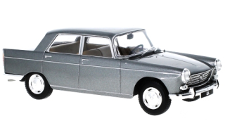 Peugeot 404 1960 grey metallic 1:24 WhiteBox