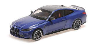 BMW M4 2020 blue metallic 1:18 Minichamps 