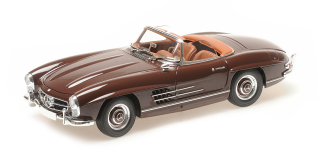 Mercedes-Benz 300 SL Roadster W198 1957 dark red 1:18 Minichamps 