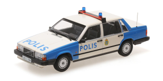 Volvo 740 GL 1986 Polis Sweden 1:18 Minichamps 