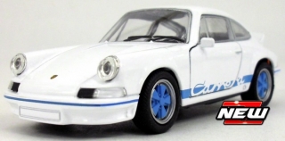 Porsche 911 Carrera RS 1972 white/blue decor 1:18 Minichamps 