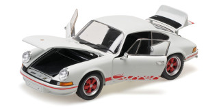 Porsche 911 Carrera RS 1972 white/red decor 1:18 Minichamps