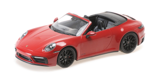Porsche 911 Carrera 4 GTS Cabriolet 2020 red 1:18 Minichamps 