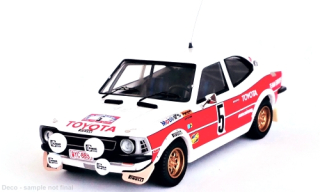 Toyota Corolla Levin #5 Warmbold/Todt Rallye DM Rally Baltic 1977 1:43 Troféu