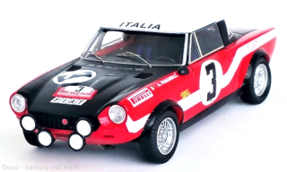 Fiat 124 Abarth Rallye #3 Paganelli/Russo Rallye Polen 1973 1:43 Troféu