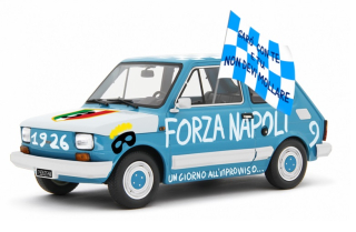 Fiat 126 *Forza Napoli III Scudetto 2022/23* 1976 1:18 Laudoracing Model