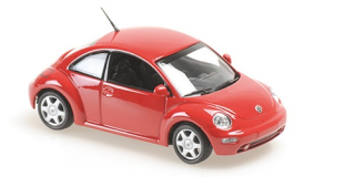 Volkswagen New Beetle 1998 red 1:43 Minichamps