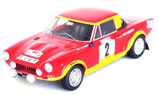 Fiat 124 Abarth Rallye #2 Pinto/Bernacchini Rallye WM Rallye Portugal 1974 1:43 Troféu