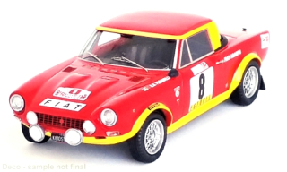 Fiat 124 Abarth Rallye #8 Paganelli/Russo Rallye WM Rallye Portugal 1974 1:43 Troféu
