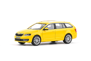 Škoda Octavia III Combi 2013 žlutá Taxi 1:43 Abrex