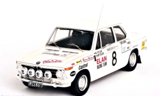 BMW 2002 Ti #8 Pöltinger/Hartinger Rallye Monte Carlo 1971 1:43 Troféu
