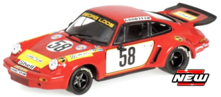 Porsche 911 Carrera RSR 3.0 #58 Fitzpatrick/van Lennep/Schurti Gelo Racing Team 24H Le Mans 1975 1:18 Minichamps 