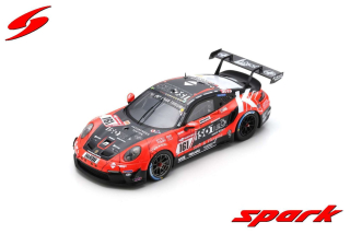 Porsche 911 GT3 CUP 992 #161 Krämer/Brück/Veremenko/SELV Winner Cup 2 class 24H Nürburgring 2023 1:43 Spark