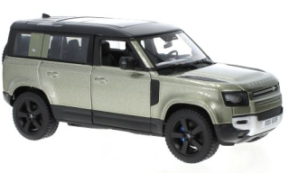 Land Rover Defender 110 2022 light green 1:24 Bburago