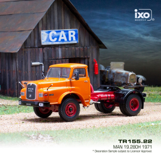 MAN 19.280 H 1971 orange 1:43 Ixo Models