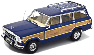 Jeep Grand Wagoneer 1989 blue metallic 1:18 KK Scale