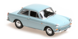 Volkswagen 1600 1966 light blue 1:43 Minichamps