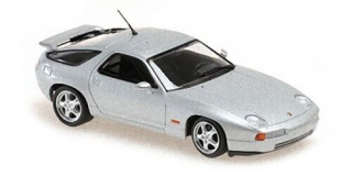 Porsche 928 GTS 1991 silver metallic 1:43 Minichamps
