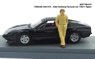 Ferrari 308 GTS K.Rosberg Personal Car 1982 + Figure 1:43 Best Model